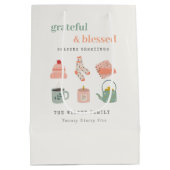 Sac Cadeau Moyen Cosy Scandi Joyeuses Fêtes Essentiel hiver (Dos)