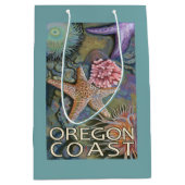 Sac Cadeau Moyen Côte Tidepool de l'Orégon (Devant)