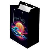 Sac Cadeau Moyen Coucher de soleil (Devant Angle)
