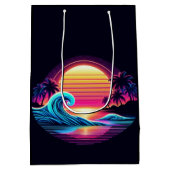 Sac Cadeau Moyen Coucher de soleil (Dos)