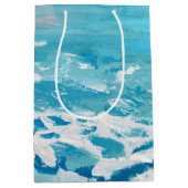 Sac Cadeau Moyen Couleurs d'eau peintes (Devant)