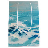 Sac Cadeau Moyen Couleurs d'eau peintes (Dos)