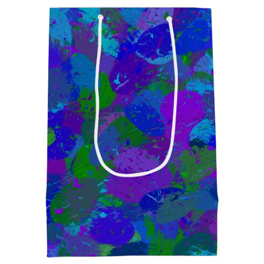 Sac Cadeau Moyen Couleurs Peacock (Dos)