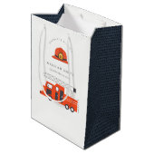 Sac Cadeau Moyen Coupable Red Firetruck Engine Enfants N'importe qu (Dos Angle)
