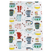 Sac Cadeau Moyen Coupe de café de Noël cosy (Dos)