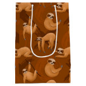 Sac Cadeau Moyen Coupe de paresse toute fin (Dos)