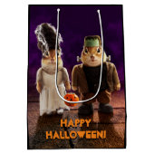 Sac Cadeau Moyen Couple gothique (Dos)