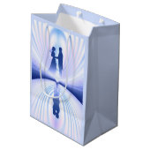 Sac Cadeau Moyen Couple mariage (Dos Angle)