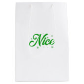 Sac Cadeau Moyen Couples gentils de Noël (Devant)