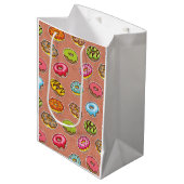 Sac Cadeau Moyen Coussin de lancer de beignets (Devant Angle)