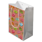 Sac Cadeau Moyen Coussin de lancer de beignets (Dos Angle)