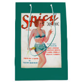 Sac Cadeau Moyen Couverture de magazine épicée (Devant)