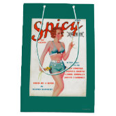 Sac Cadeau Moyen Couverture de magazine épicée (Dos)