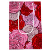 Sac Cadeau Moyen Couverture des Roses (Dos)