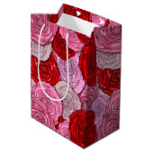 Sac Cadeau Moyen Couverture des Roses (Dos Angle)