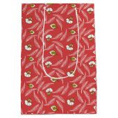 Sac Cadeau Moyen Couverture jetée feuille de corail (Dos)