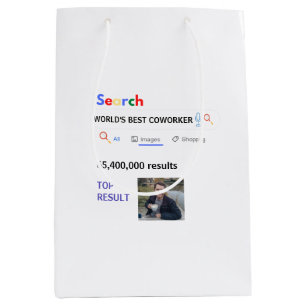 Sac Cadeau Moyen Coworker PHOTO Cadeaux Boss Infirmière Enseignant