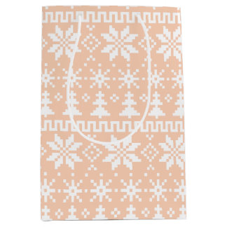 Sac Cadeau Moyen Cozy Fair Isle