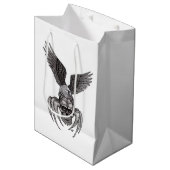 Sac Cadeau Moyen Crâne à aigle (Devant Angle)