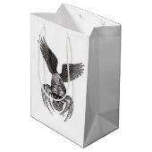 Sac Cadeau Moyen Crâne à aigle (Dos Angle)