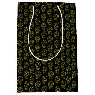 Sac Cadeau Moyen Crâne d'Halloween