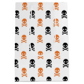 Sac Cadeau Moyen Crâne et os croisés (Dos)