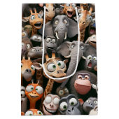 Sac Cadeau Moyen Crazy Wildlife Group (Dos)