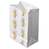 Sac Cadeau Moyen Creamy Dreamies Birthday Wrapping Paper (Devant Angle)
