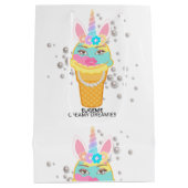Sac Cadeau Moyen Creamy Dreamies Birthday Wrapping Paper (Dos)