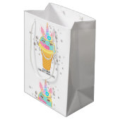Sac Cadeau Moyen Creamy Dreamies Birthday Wrapping Paper (Dos Angle)