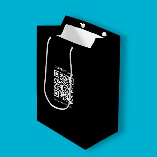 Sac Cadeau Moyen Créer un code QR instantanément Design simple mode