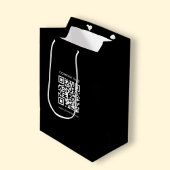 Sac Cadeau Moyen Créer un code QR instantanément Design simple mode