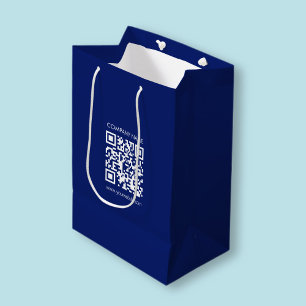 Sac Cadeau Moyen Créez un code QR instantanément Design simple mo