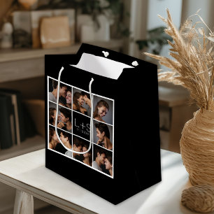 Sac Cadeau Moyen Créez votre propre collection photo Mariage Monogr