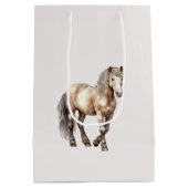 Sac Cadeau Moyen Crème de cheval Anniversaire (Dos)