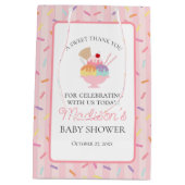 Sac Cadeau Moyen Crème glacée Sundae Sprinled Baby shower Faveurs (Dos)