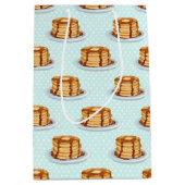 Sac Cadeau Moyen Crêpes avec sirop d'érable et Motif Polkadot (Devant)