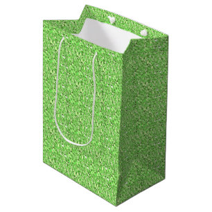 Sac Cadeau Moyen cristal druzy - vert peridot