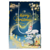 Sac Cadeau Moyen Cristmas Wrapping Paper (Dos)