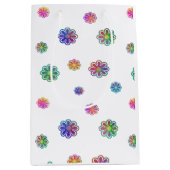 Sac Cadeau Moyen Cueille une petite fleur (Devant)