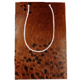 Sac Cadeau Moyen Cuir Brown Faux (Devant)