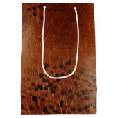 Sac Cadeau Moyen Cuir Brown Faux (Dos)