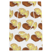 Sac Cadeau Moyen Cuisine soule classique Poulet frit et gaufres Din (Devant)