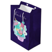 Sac Cadeau Moyen Cupcake mignonne et Merci de crème glacée appétiss (Devant Angle)