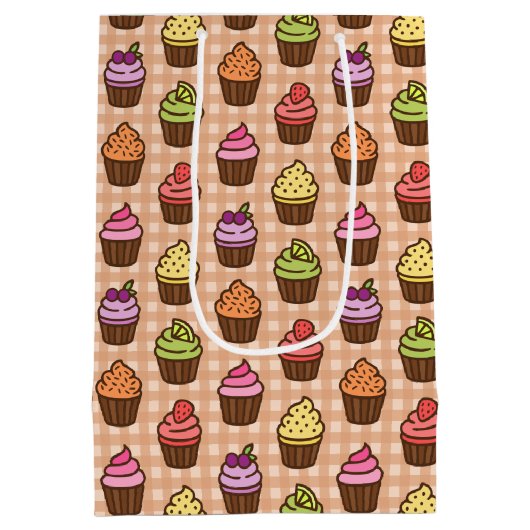 Sac Cadeau Moyen Cupcakes (Dos)