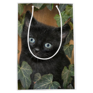 Sac Cadeau Moyen Cupide chaton noir