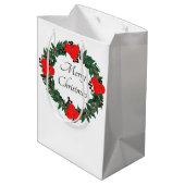 Sac Cadeau Moyen Custom Christmas (Dos Angle)