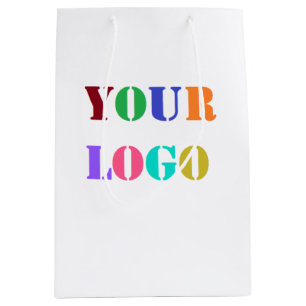 Sac Cadeau Moyen Custom Logo Photo Gift Bag Business Promotional