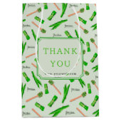 Sac Cadeau Moyen Custom Pandan Leaf Pattern Paper Bag (Devant)