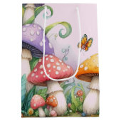 Sac Cadeau Moyen Custom Princess Fairy Girl's Birthday Fairycore (Dos)